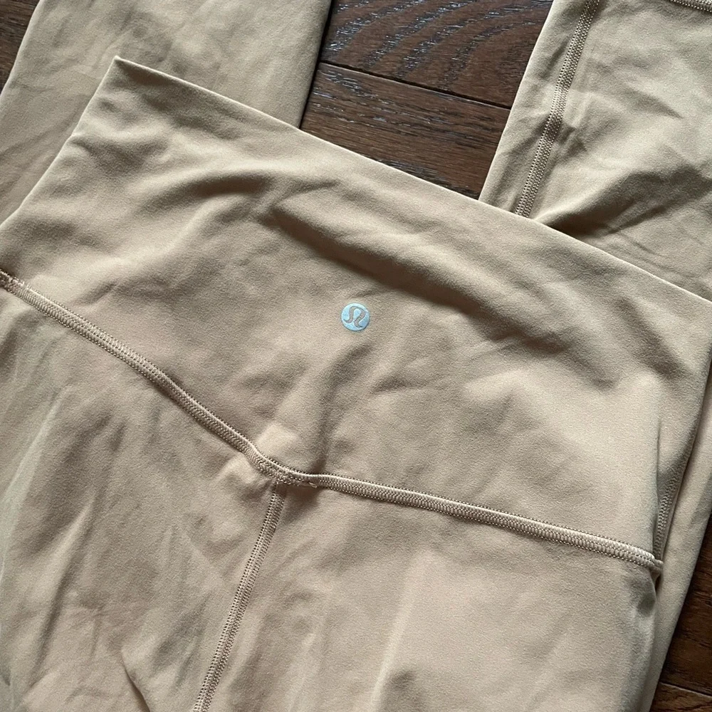 Lululemon Athletica Saddle Brown Align Crop Leggings